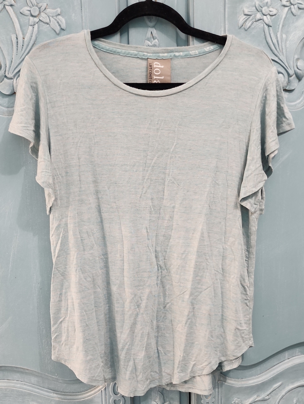 Dolan Anthropologie Pale Green short sleeve women's top